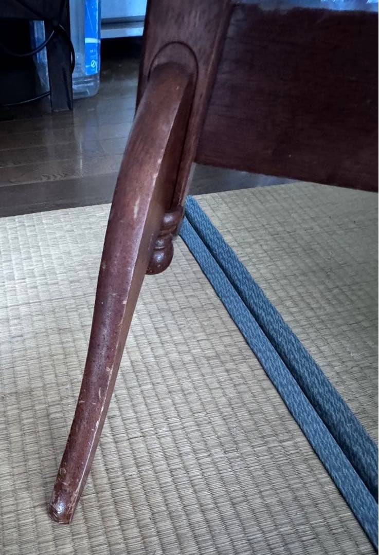 オーバル型 姿見 全身鏡 ミラー 当時物 ヴィンテージ クラッシック ブラウン