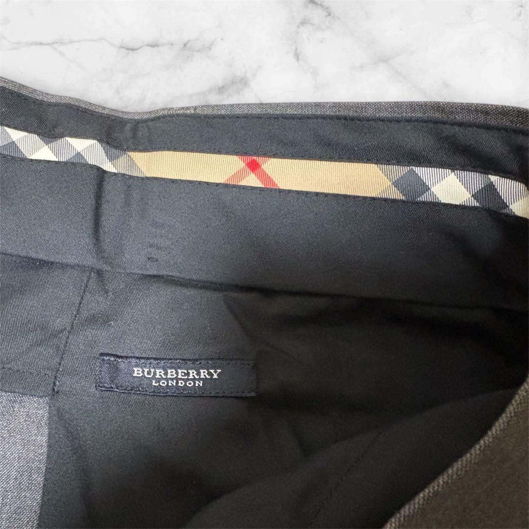 新品未使用✨ BURBERRY パンツ スラックス グレー 綿100% 91