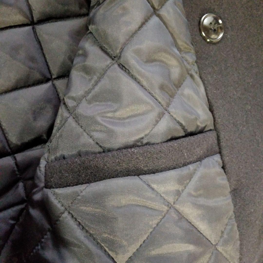 ビームス　フィデリティ　Pコート　　　ブラック