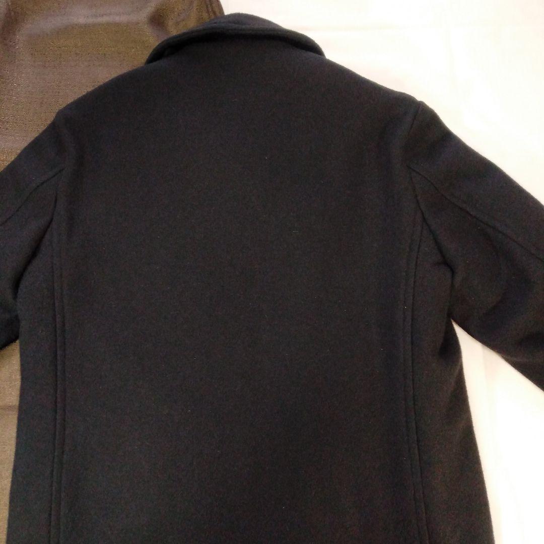 ビームス　フィデリティ　Pコート　　　ブラック