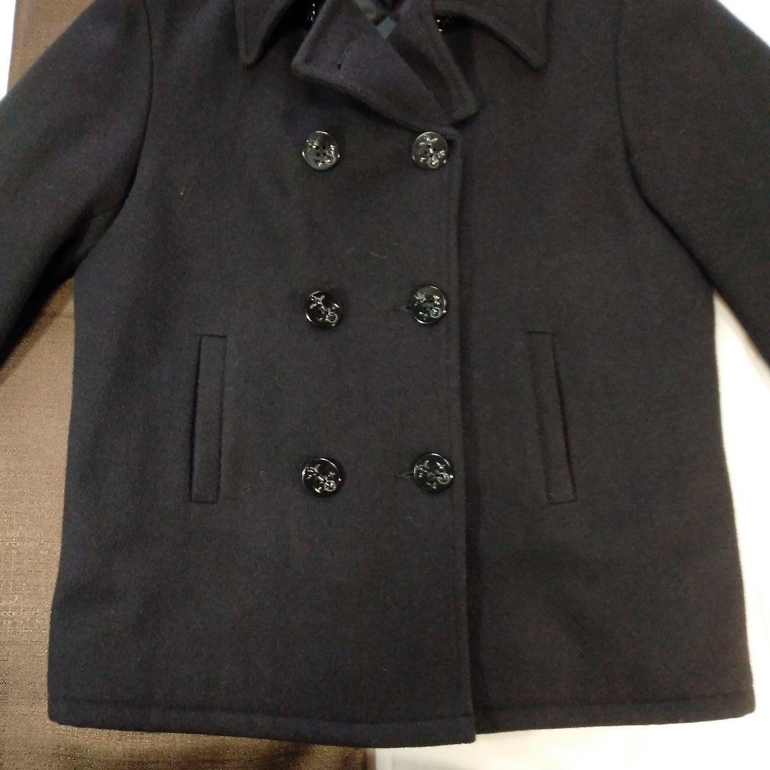 ビームス　フィデリティ　Pコート　　　ブラック