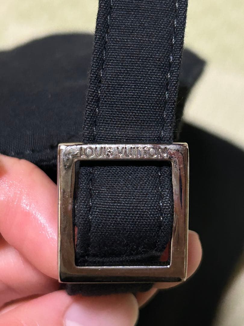 Louis Vuitton ベージュ ブラック キャップ 2点セット