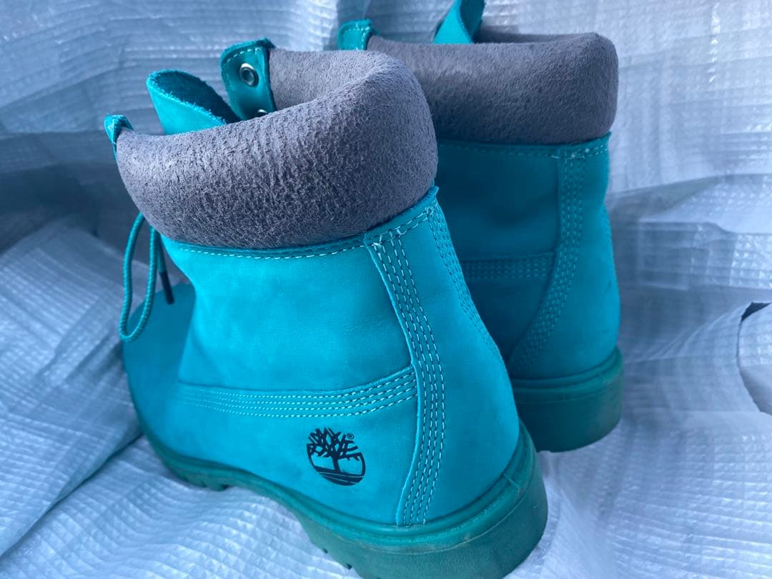 【レア】Timberland ブルーグリーン29cm メンズ 大きいサイズ