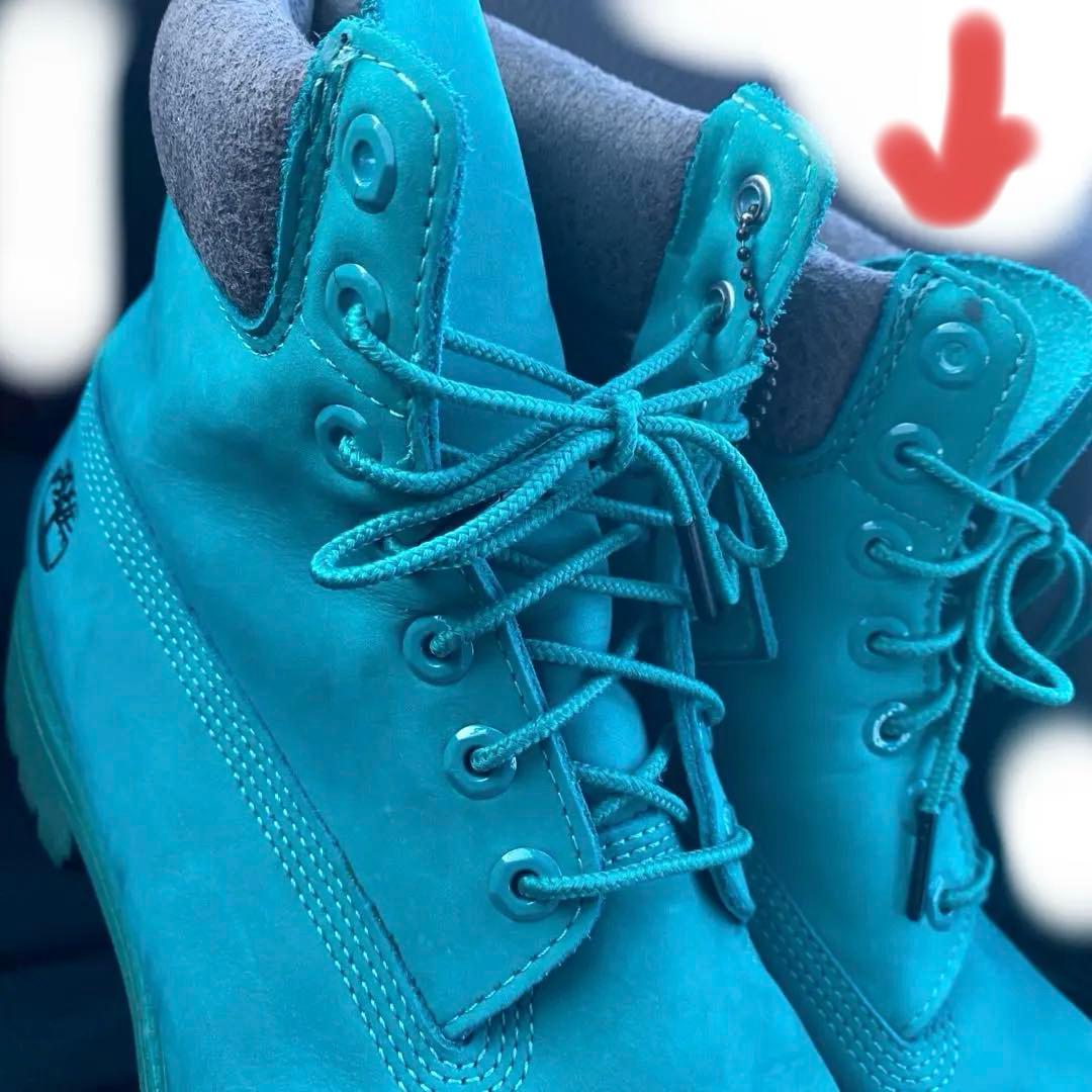 【レア】Timberland ブルーグリーン29cm メンズ 大きいサイズ