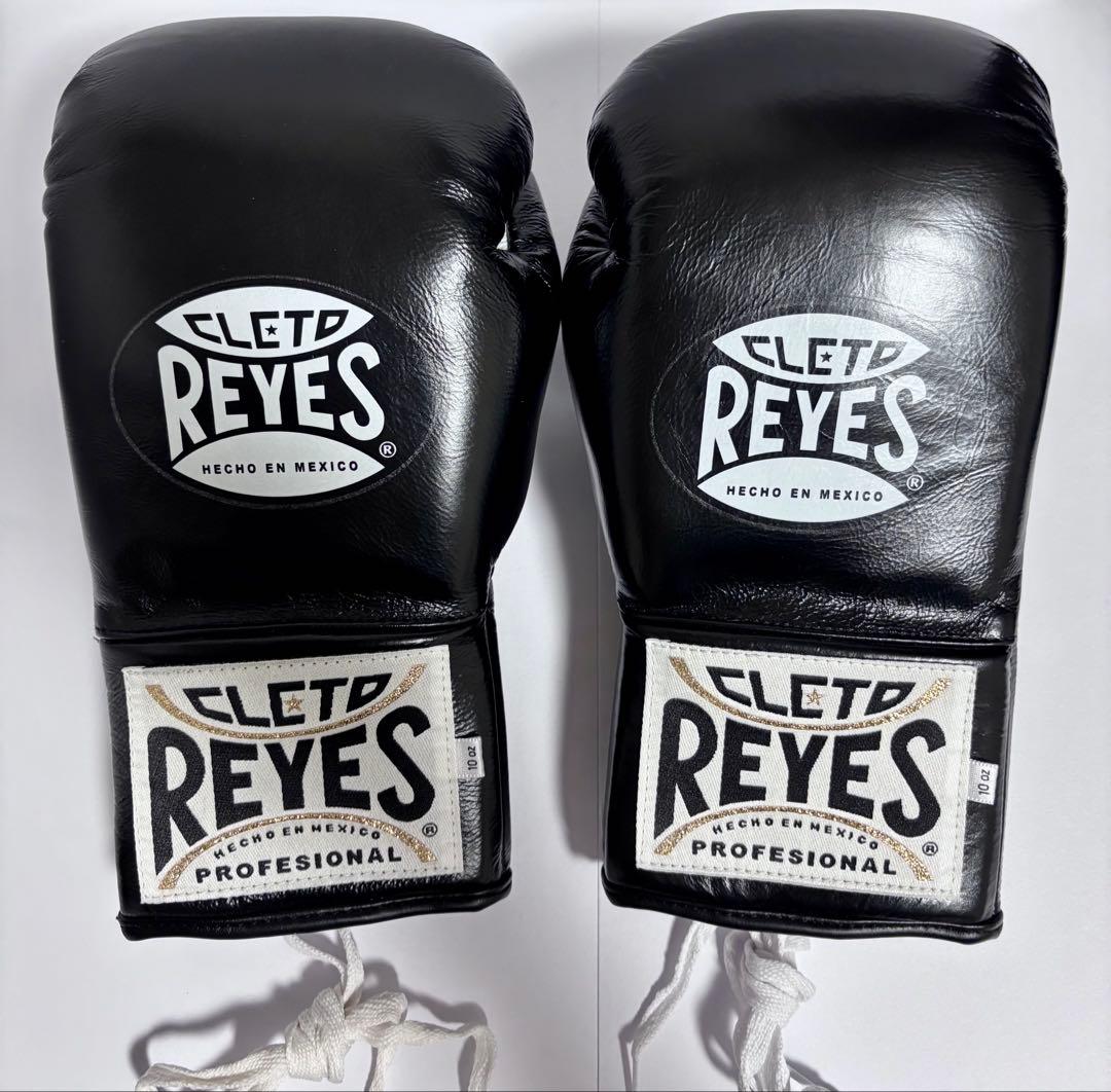 REYES レイジェス ボクシンググローブ セーフテック 10oz 紐式 黒