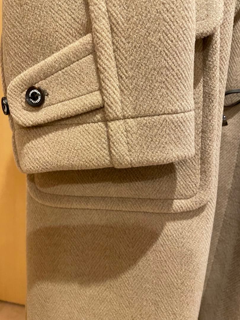 極美品 INVERTERE ウールヘリンボーン ロング ダッフルコート 90’s