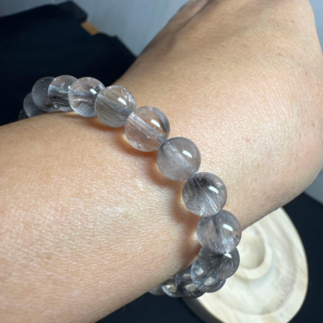 信念をもって前進！成功を掴む⭐︎プラチナルチルクォーツブレスレット