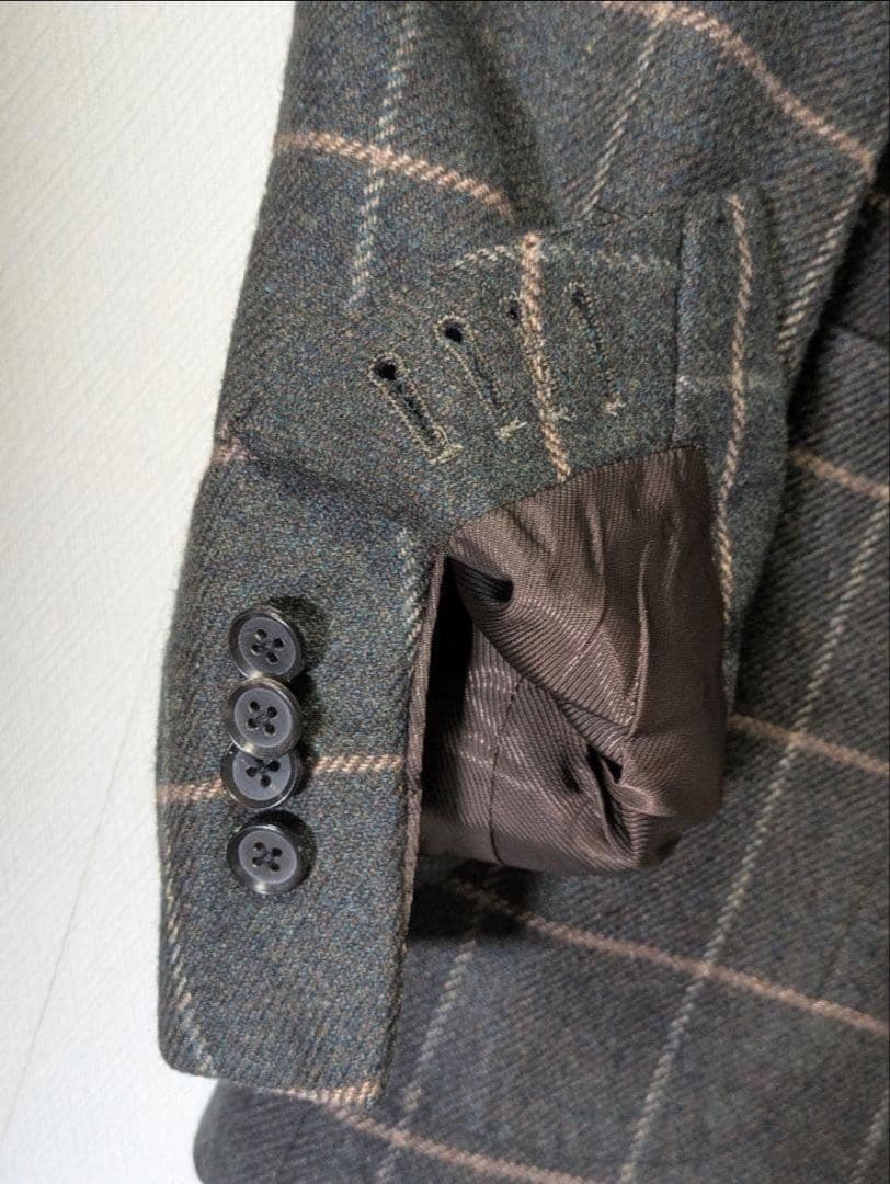 リングヂャケット マイスター206 ジャケット カシミア100 人気サイズ46