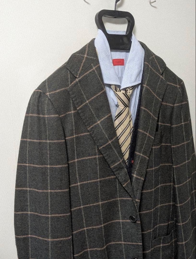 リングヂャケット マイスター206 ジャケット カシミア100 人気サイズ46