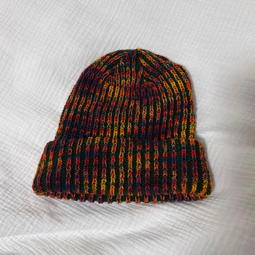 帽子 supreme rainbow loose gauge beanie
