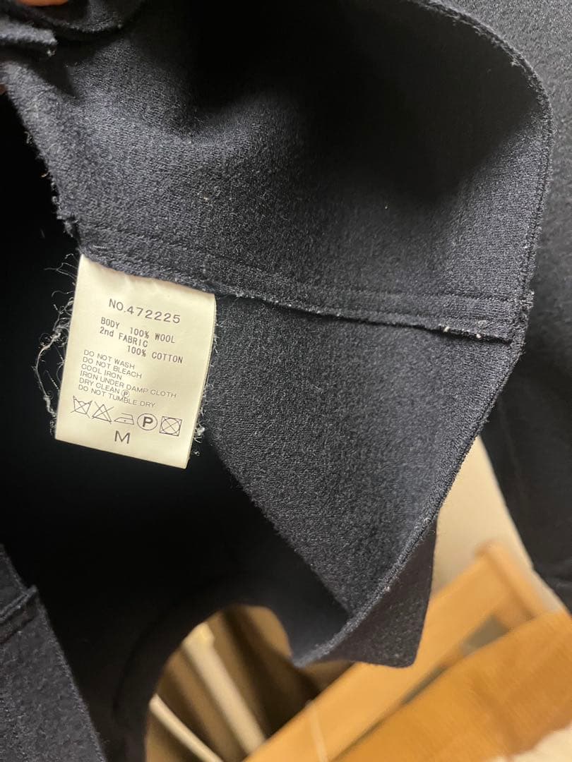 HAVERSACKハバーサック　ウール ノーカラージャケット Mサイズ