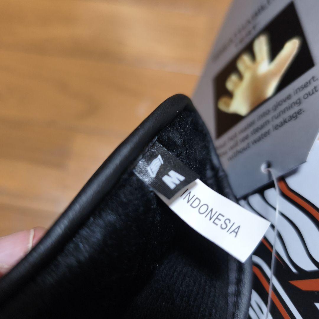 HYOD　ヒョウドウバイク用プロテクター付きグローブ 黒/オレンジ Mサイズ