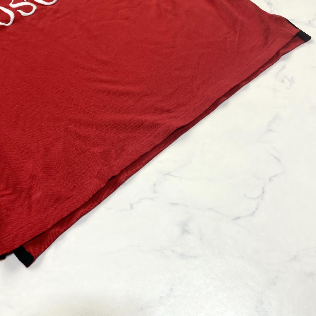 タグ付き✨ポロラルフローレン ポロシャツ 現行 ビッグポニー 赤 L