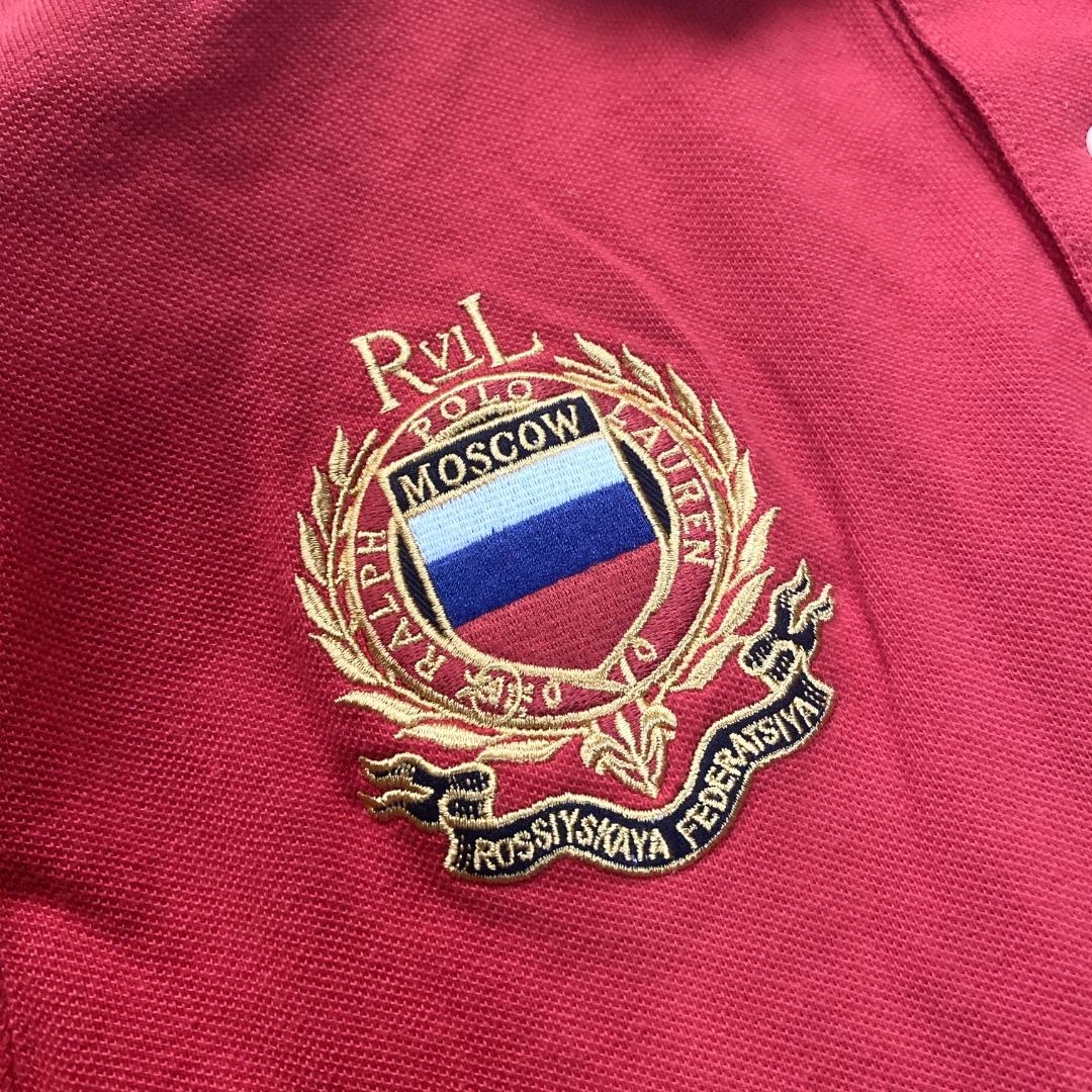 タグ付き✨ポロラルフローレン ポロシャツ 現行 ビッグポニー 赤 L