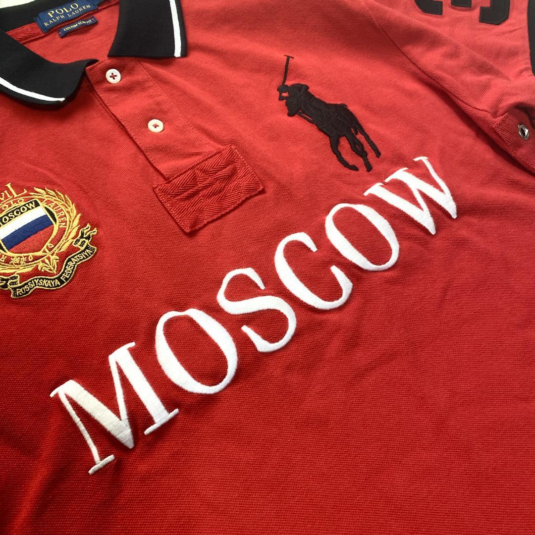 タグ付き✨ポロラルフローレン ポロシャツ 現行 ビッグポニー 赤 L