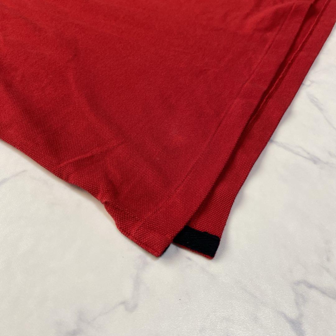 タグ付き✨ポロラルフローレン ポロシャツ 現行 ビッグポニー 赤 L