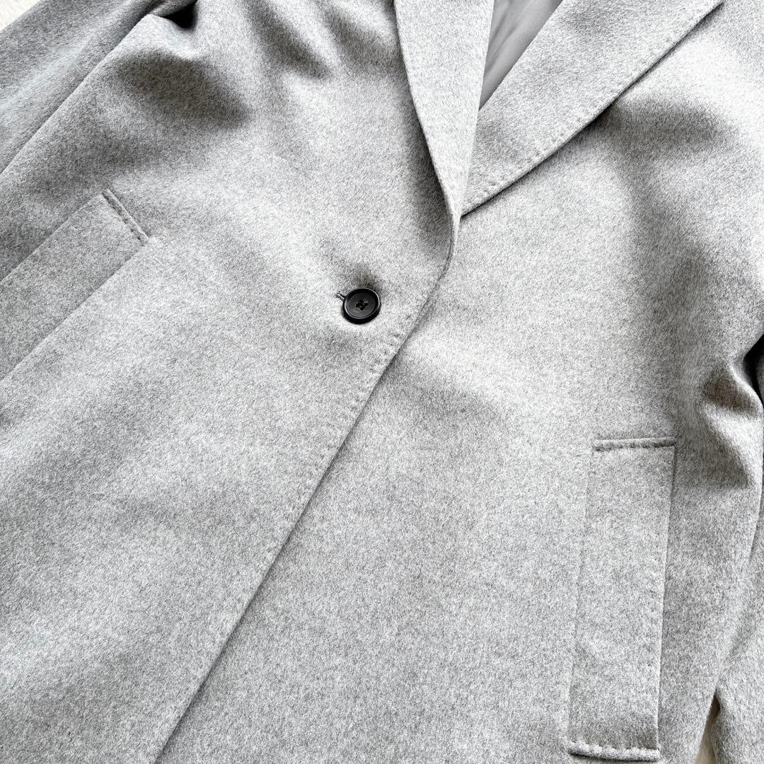 ｊｍｔ-040731様 23区 カシミヤ チェスターコート 40 L グレー