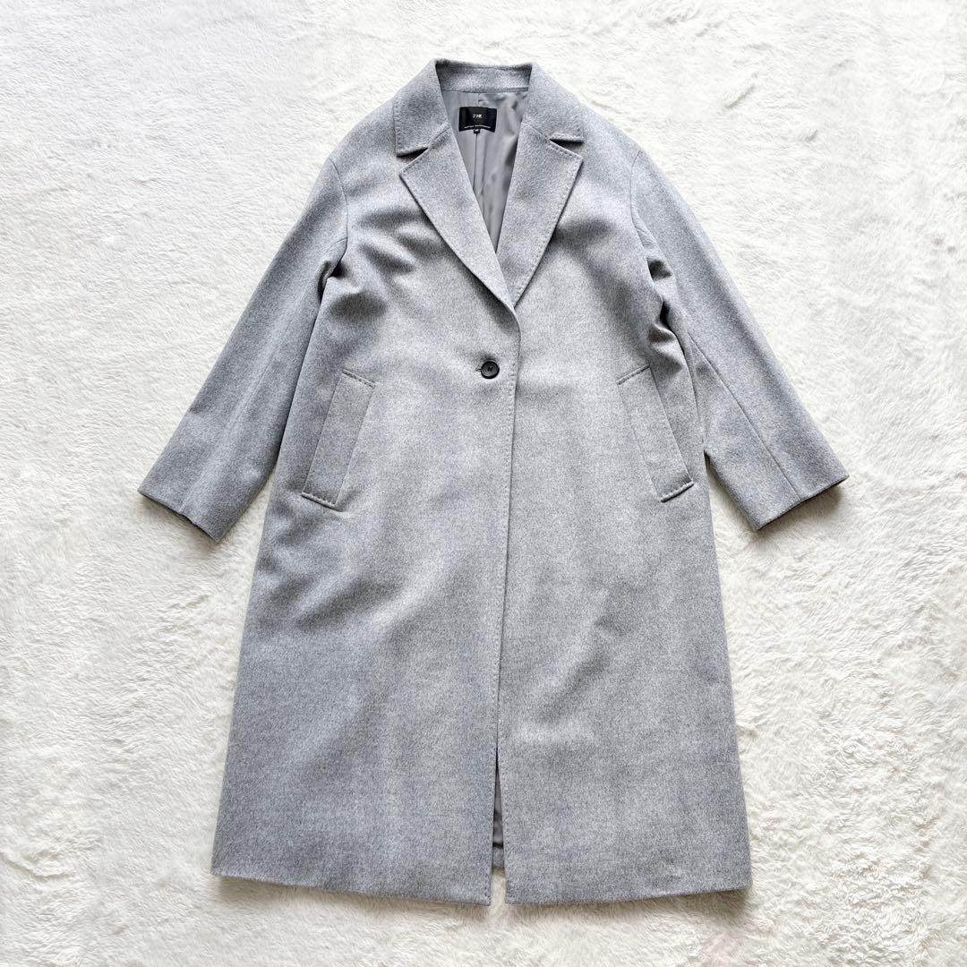 ｊｍｔ-040731様 23区 カシミヤ チェスターコート 40 L グレー