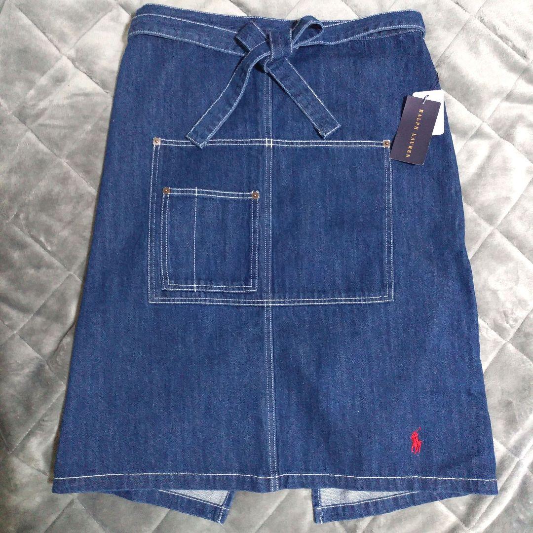 【Ralph Lauren】デニムソムリエエプロン ポケット付き
