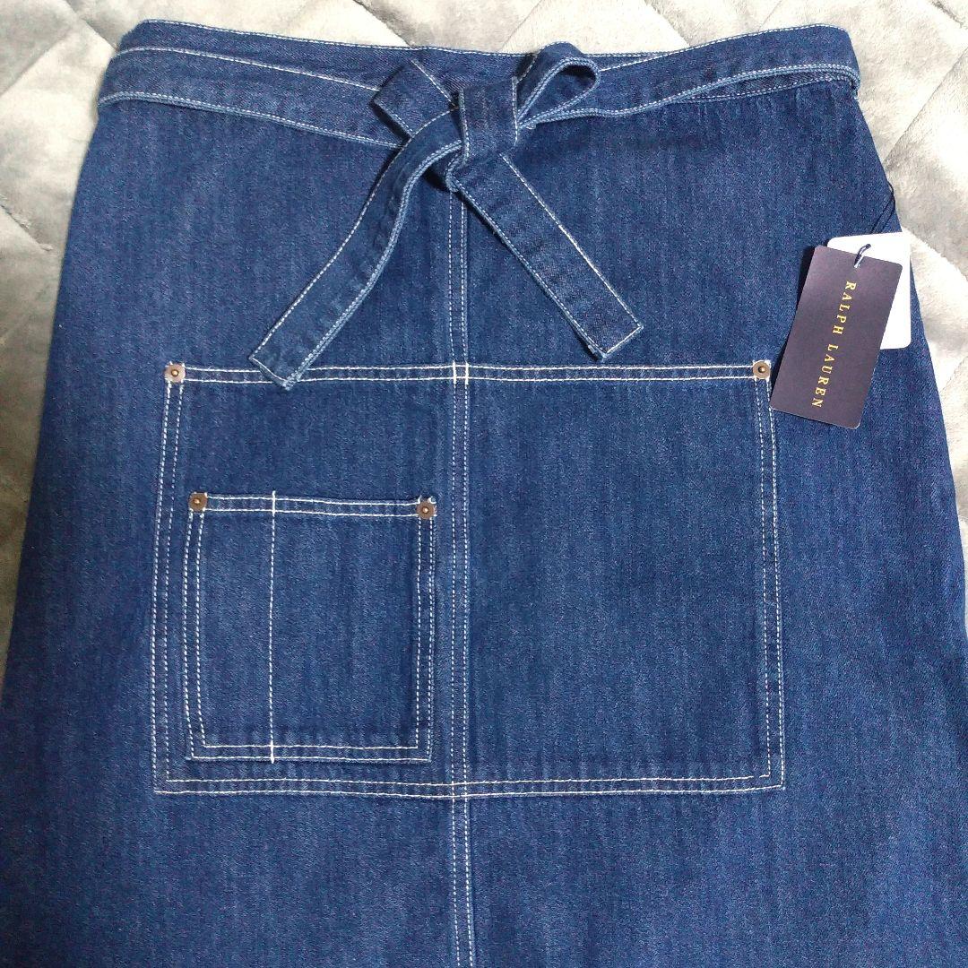 【Ralph Lauren】デニムソムリエエプロン ポケット付き