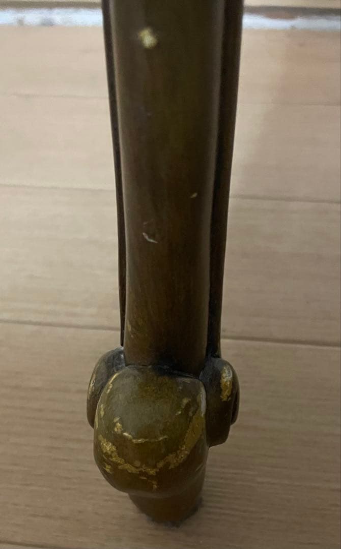 オリーブグリーン コンソールテーブル