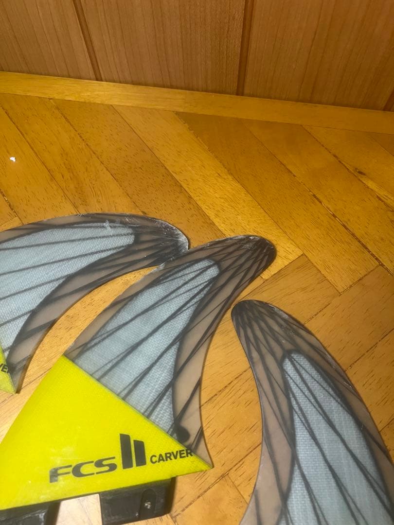 FCS II CARVER サーフボードフィン LARGE pcc カーボン