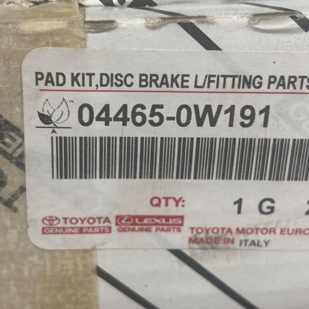 新品 レクサス RC-F RCF GS-F GSF フロントブレーキパッド 純正