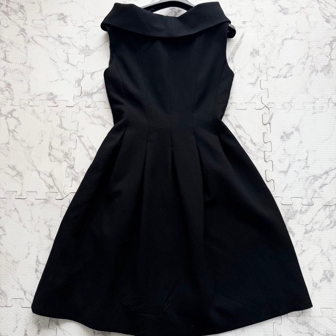 美品♡ フォクシー 2way フロントファスナー ワンピース ジレ 黒 38