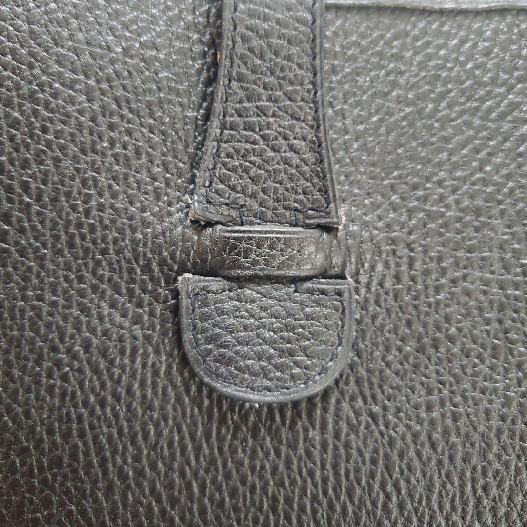 HERMES エヴリンI GM ショルダーバッグ 黒 ゴールド金具 □A刻印