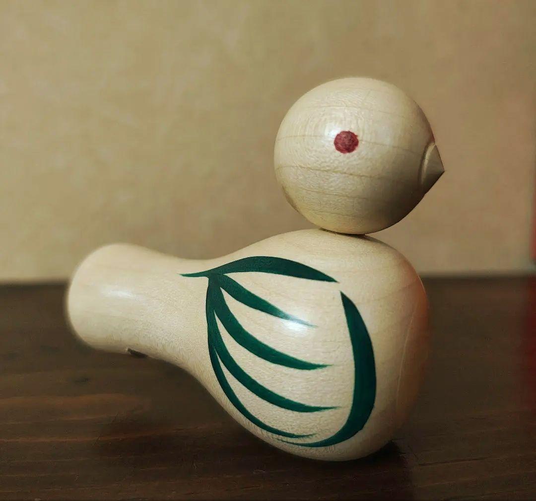 お*ん様 柳宗理　民藝　鳩笛　老舗髙亀　木製鳥型郷土玩具　宮城県鳴子　箱付き