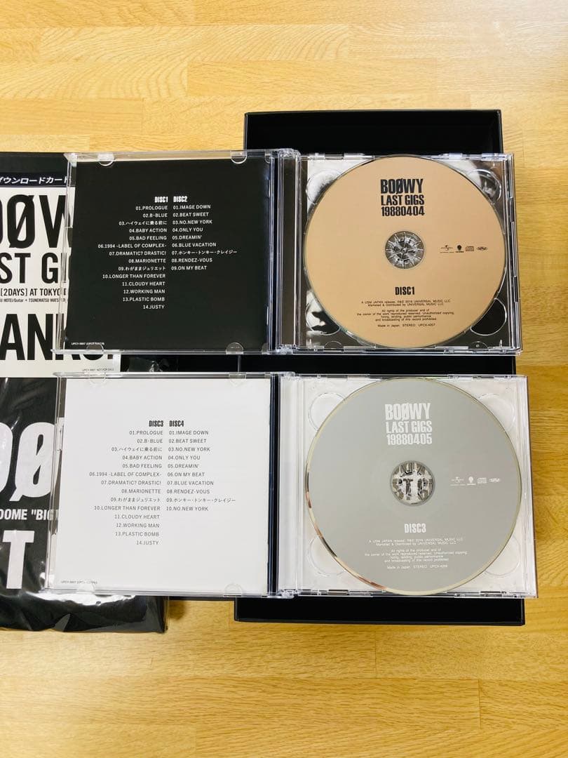 邦楽 LAST GIGS CASE OF BOOWY THE ORIGINAL CD