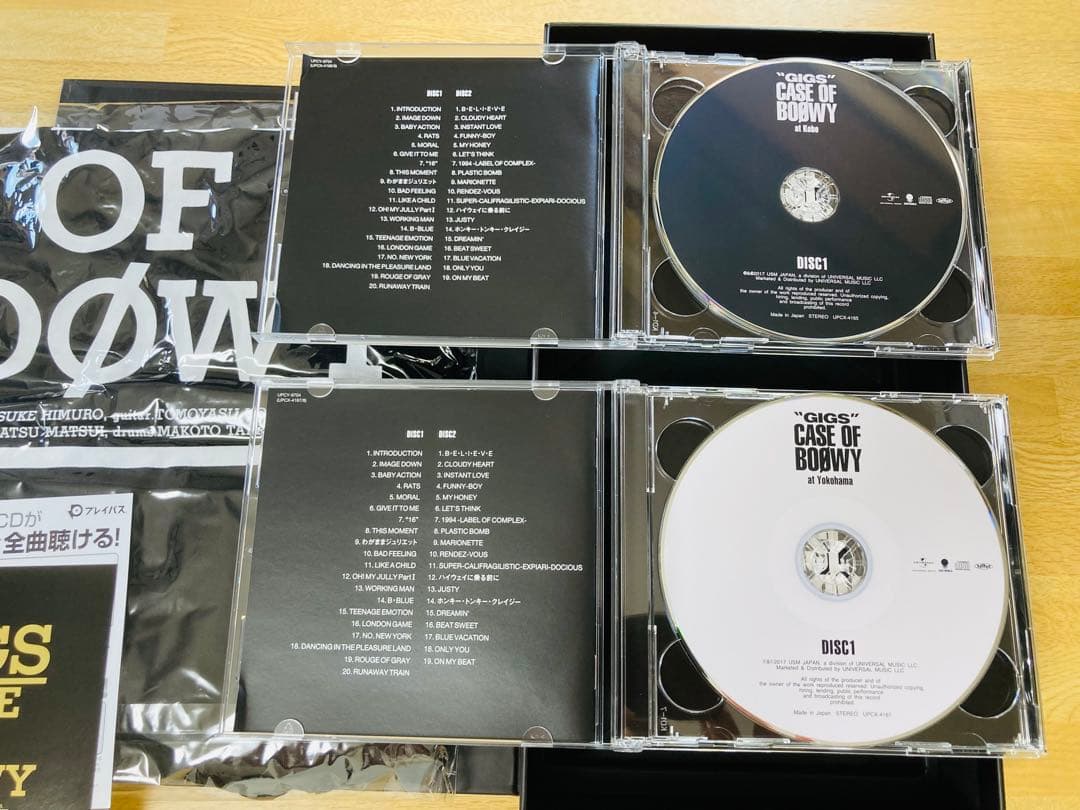 邦楽 LAST GIGS CASE OF BOOWY THE ORIGINAL CD