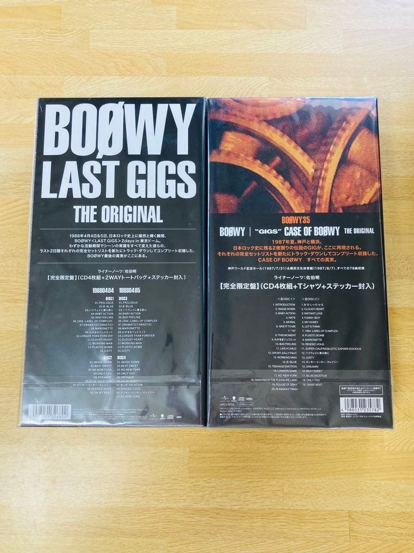邦楽 LAST GIGS CASE OF BOOWY THE ORIGINAL CD