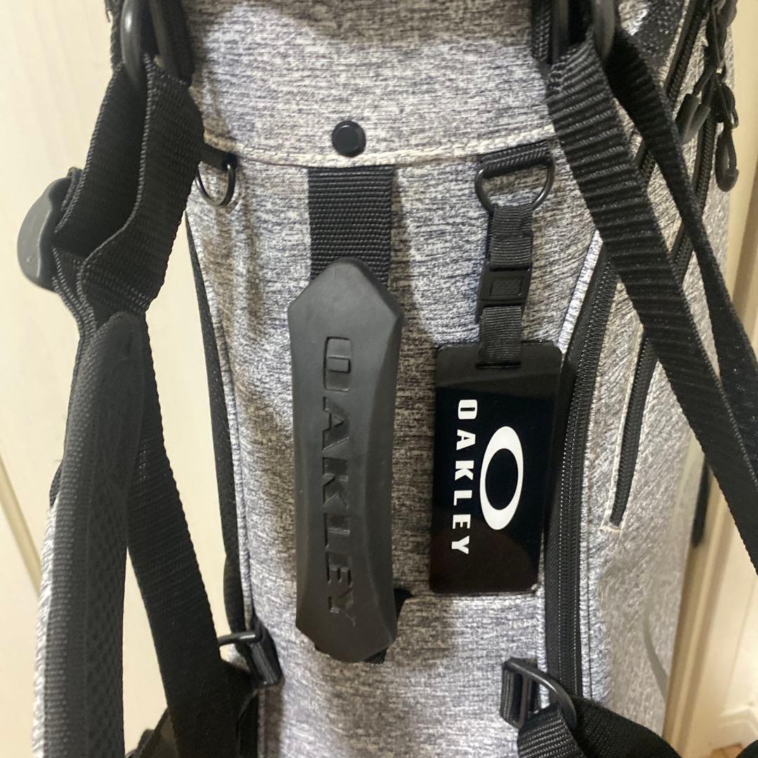 OAKLEY オークリー グレー キャディバッグ　美品　おまけ付き