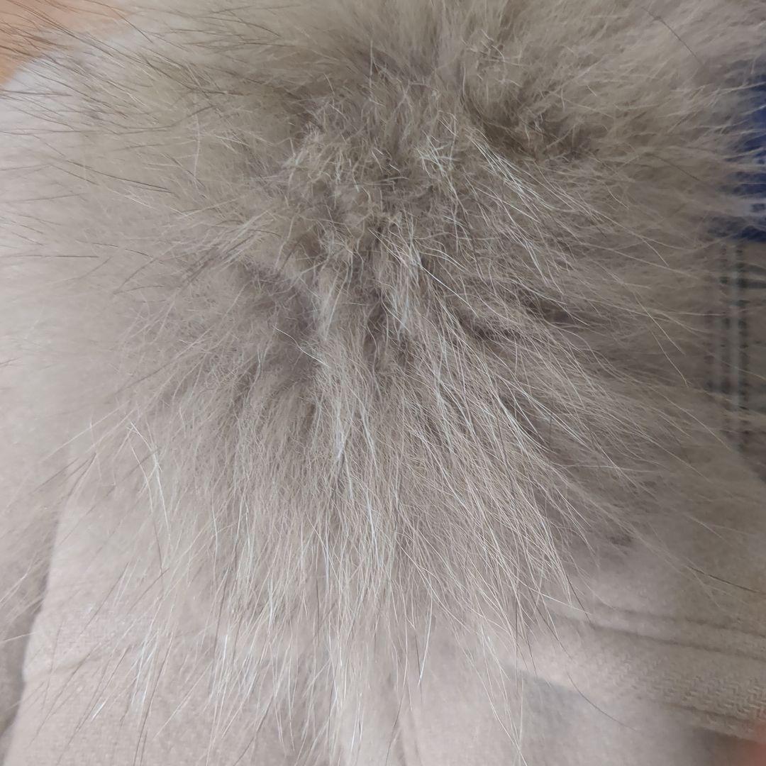 BURBERRY BLUE LABEL フォックスファーコート 40