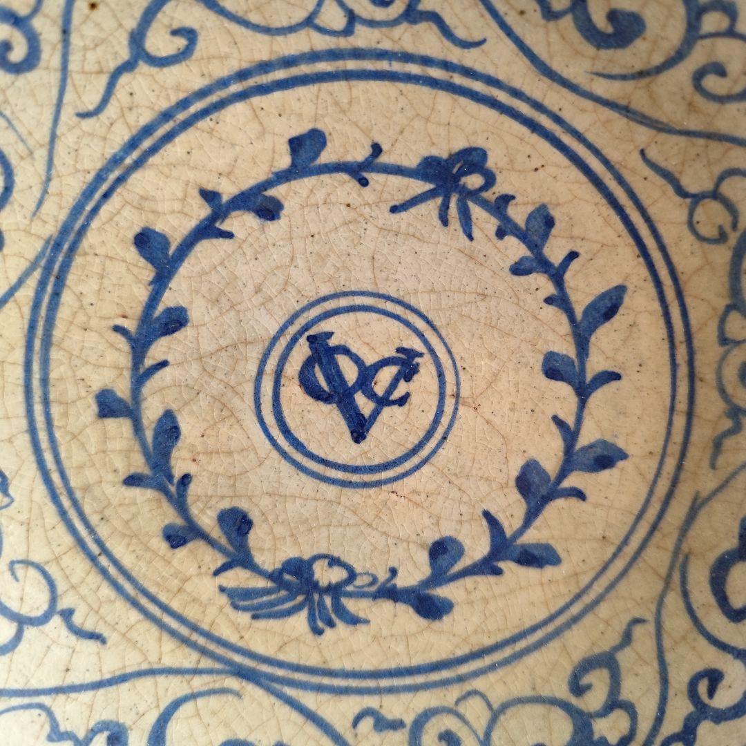 【貴重】古伊万里 VOC オランダ東インド会社 染付け皿