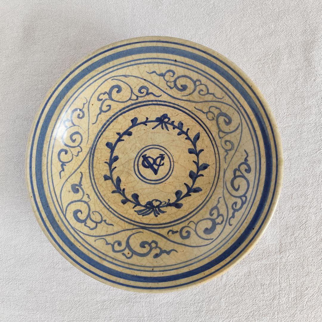 【貴重】古伊万里 VOC オランダ東インド会社 染付け皿