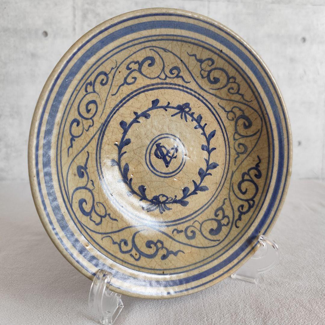 【貴重】古伊万里 VOC オランダ東インド会社 染付け皿