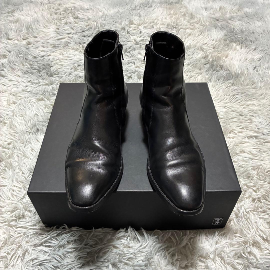 【良品】SAINT LAURENT PARIS 本革 サイドジップ 41