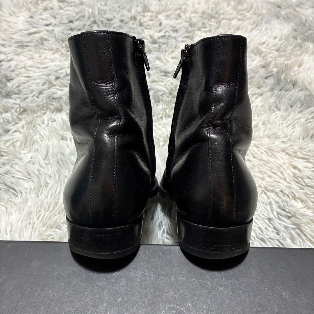 【良品】SAINT LAURENT PARIS 本革 サイドジップ 41