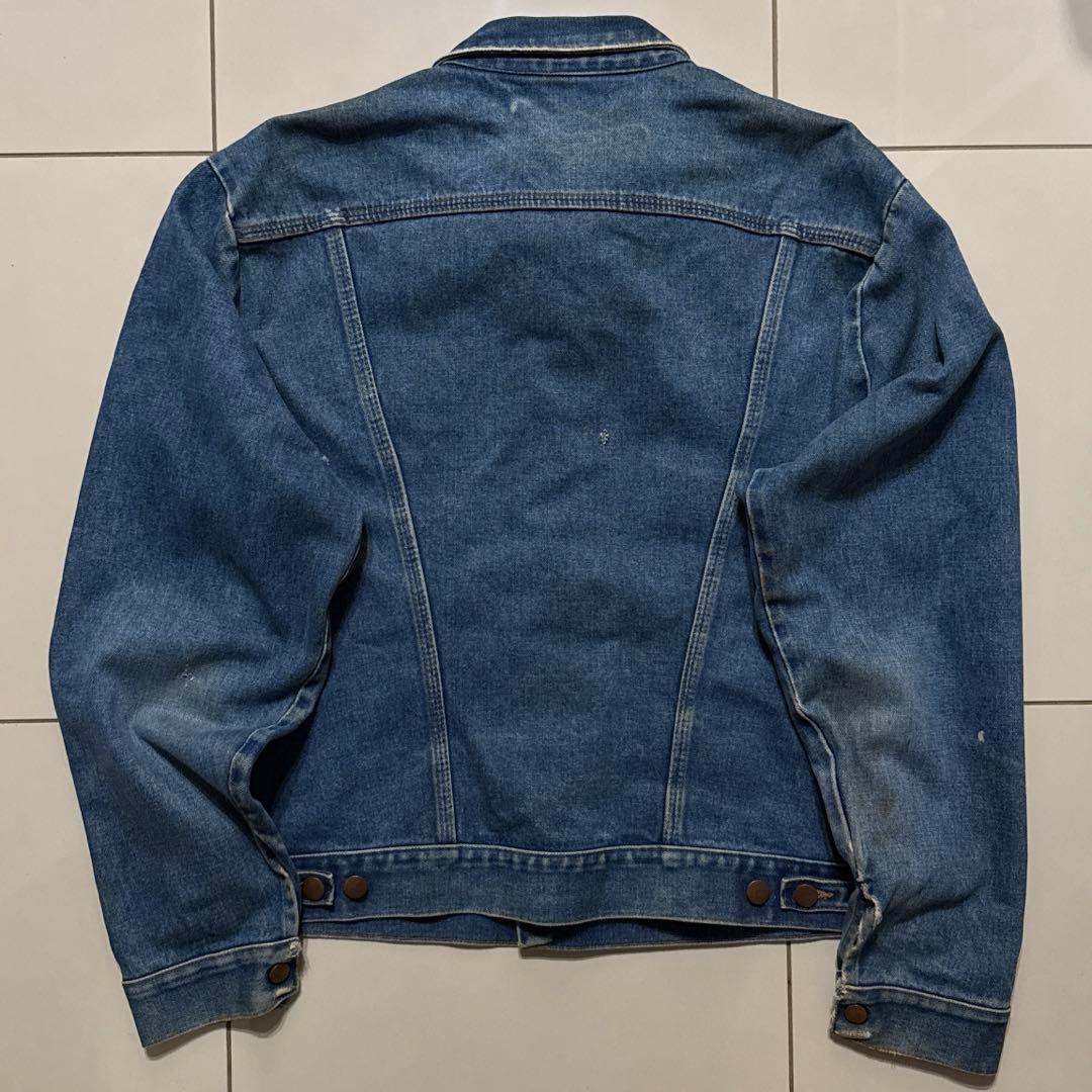80's Wrangler ラングラー 74126NV デニムジャケット 46