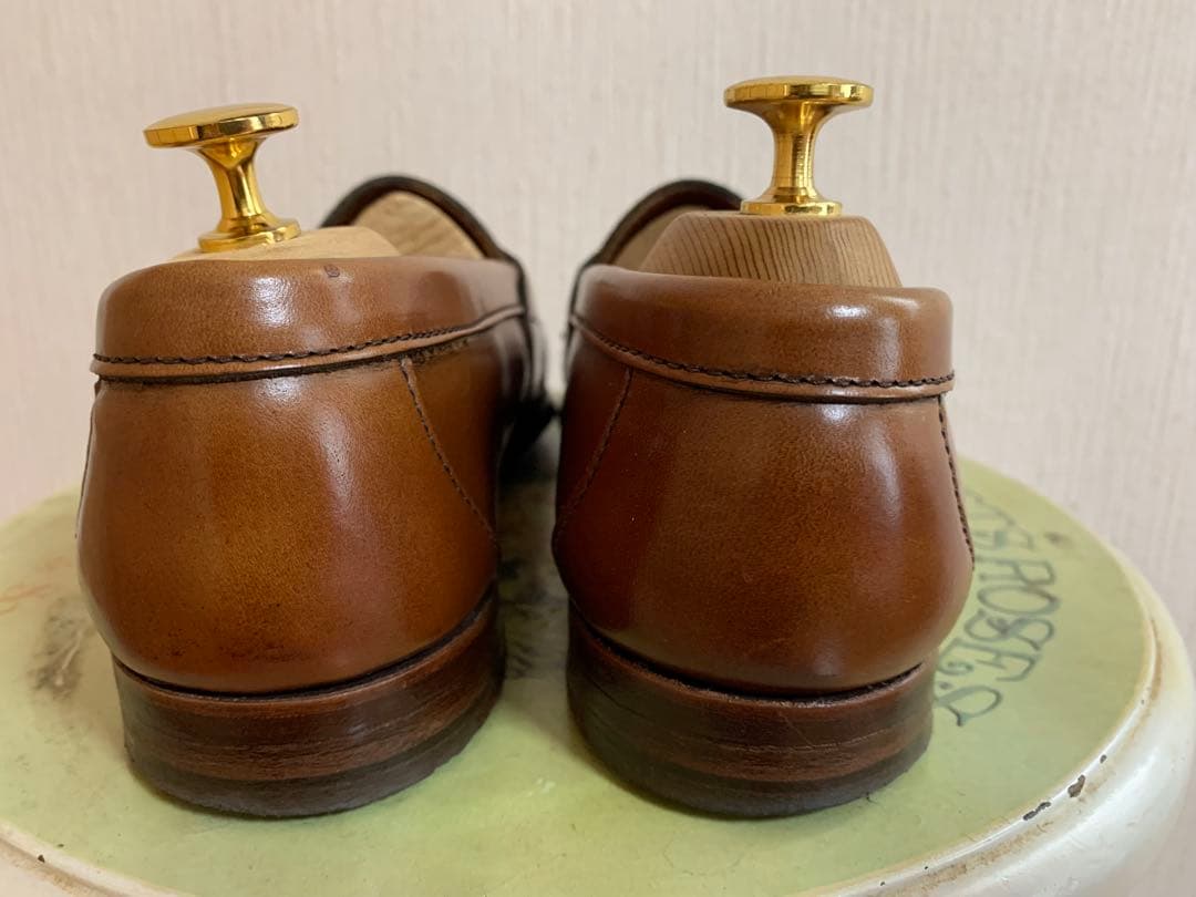 希少 ウイスキーコードバンANSEWN アンソーン ローファー