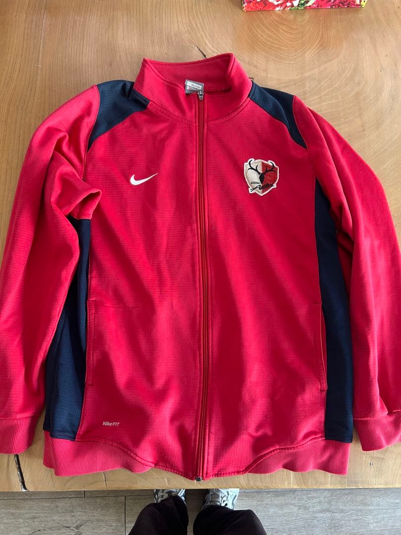 鹿島アントラーズ プロ着用練習着 ウィンドブレーカー ジャージ セット上のみ