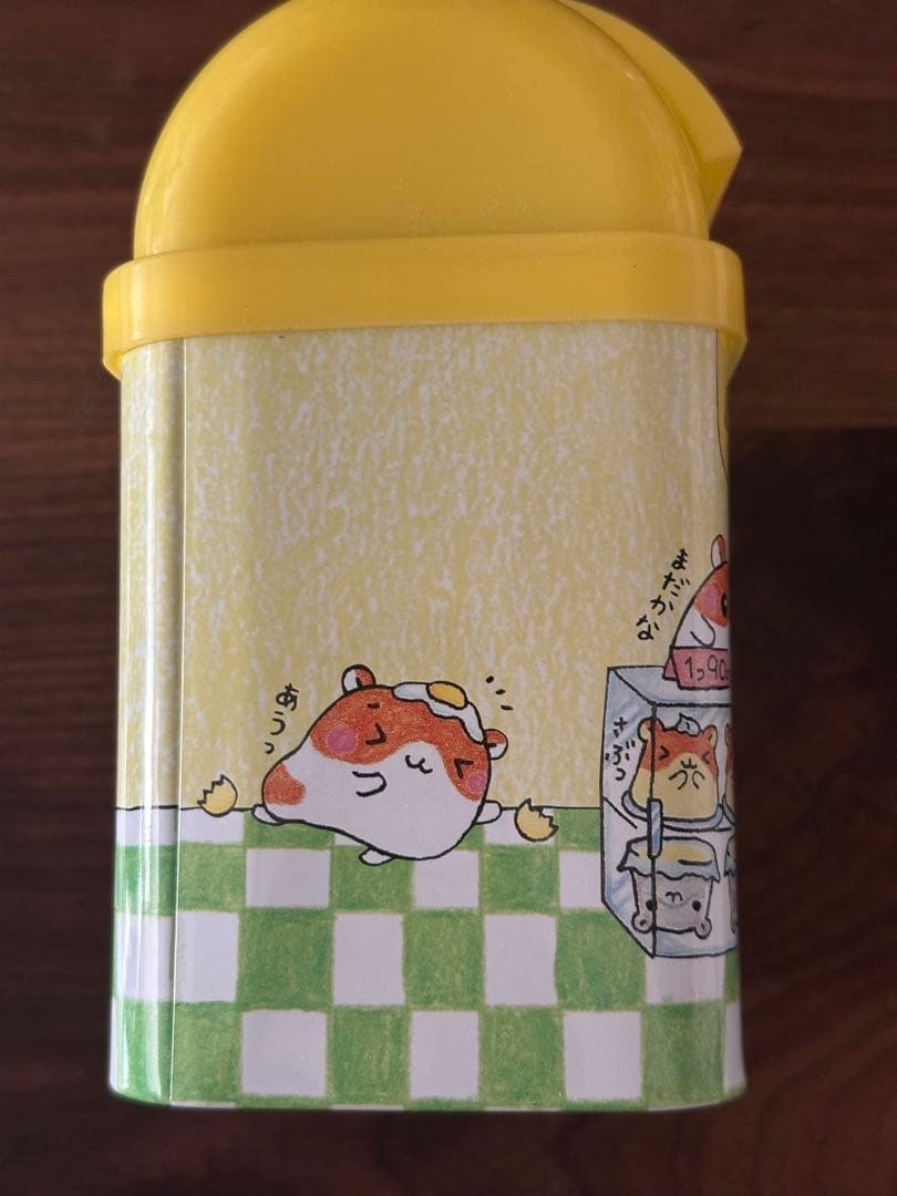 【当時物】ハムちゃんプリン　ダストボックス　ミニメモ　クーリア　平成レトロ　希少