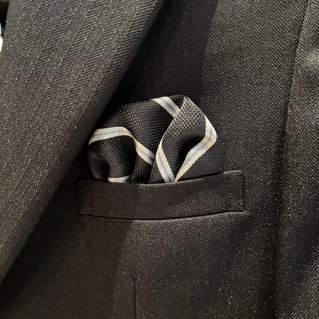 美品ワンダーファクトリー フォーマルスーツセット150 6点+蝶ネクタイ付