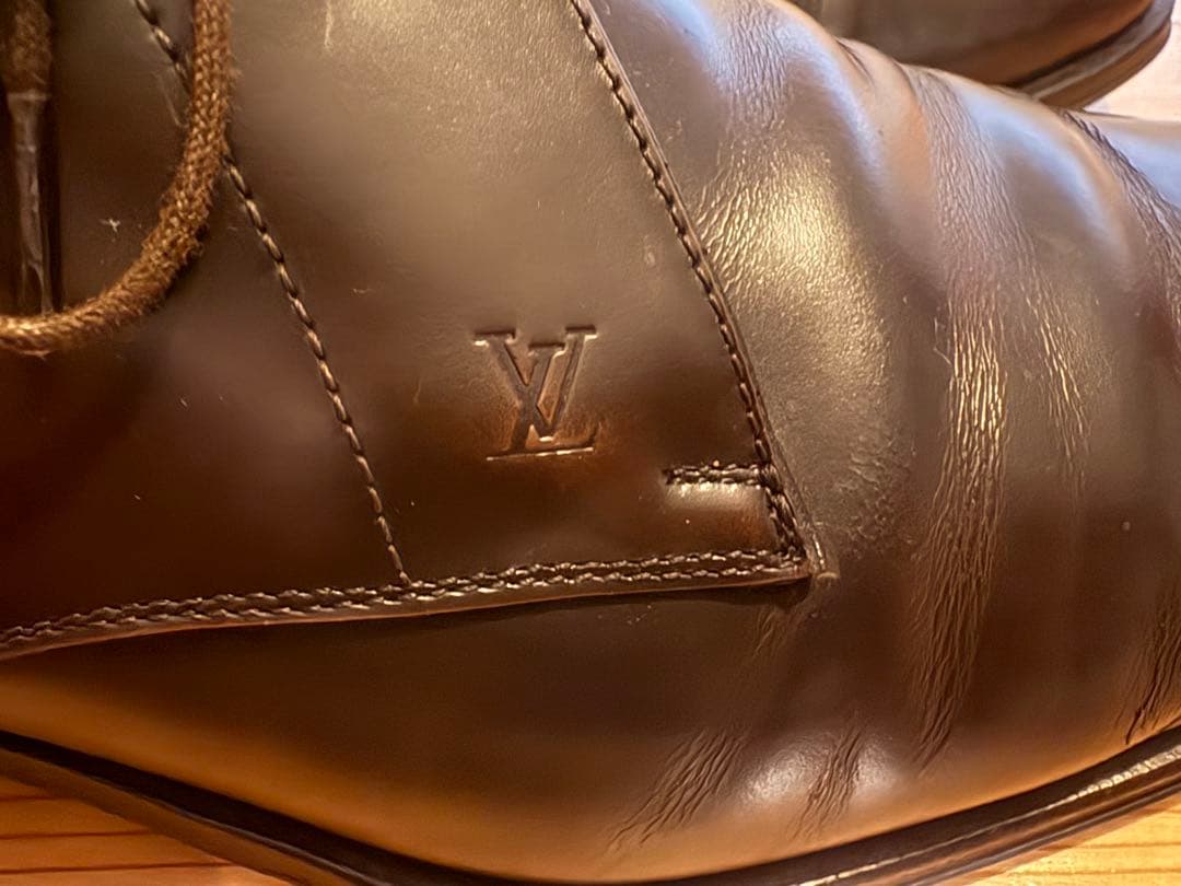 招き猫Louis Vuitton R035 ダークブラウン 靴