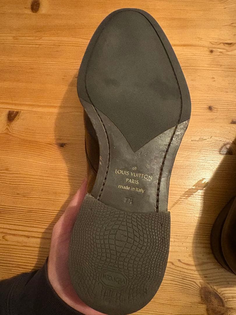 招き猫Louis Vuitton R035 ダークブラウン 靴