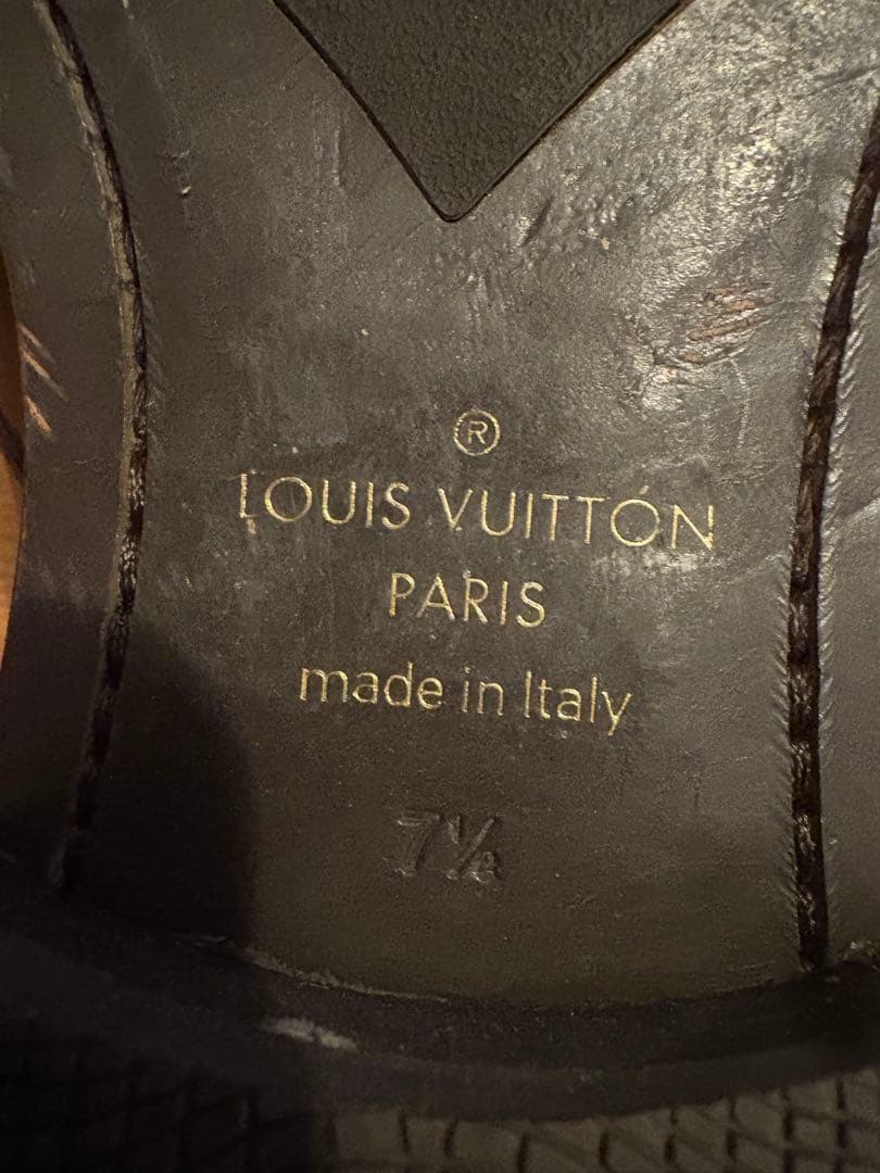 招き猫Louis Vuitton R035 ダークブラウン 靴