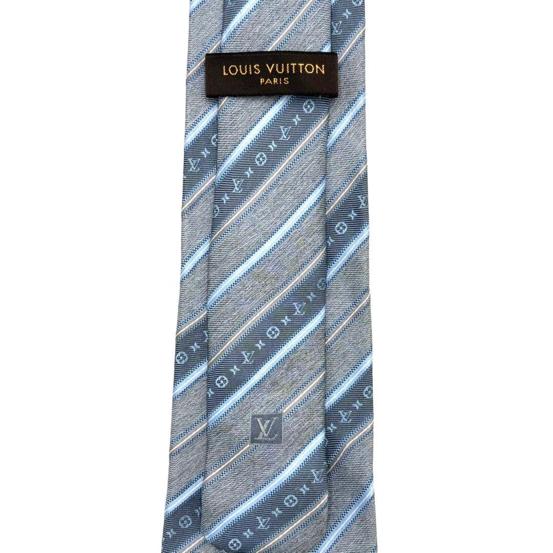 LOUIS VUITTON ルイヴィトン ネクタイ ストライプ モノグラム