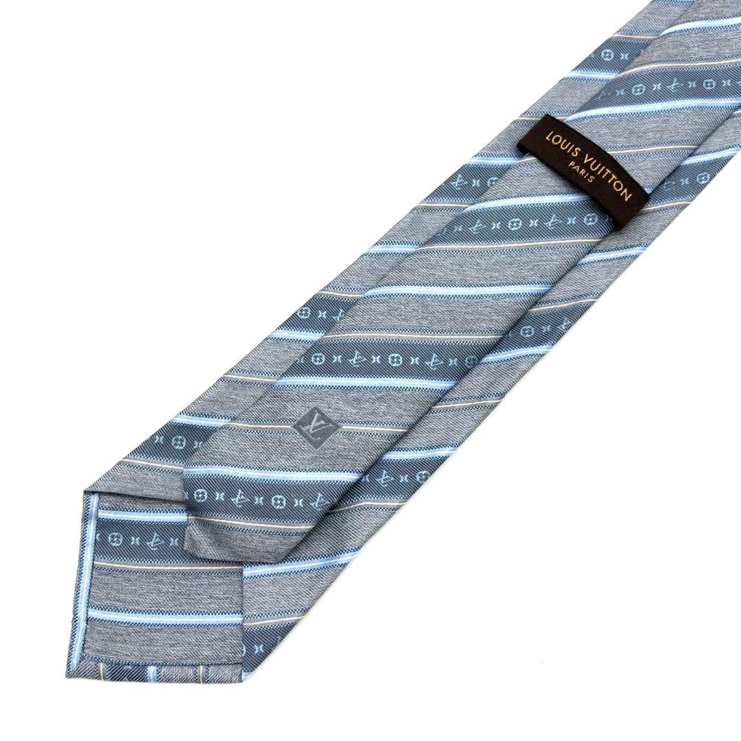 LOUIS VUITTON ルイヴィトン ネクタイ ストライプ モノグラム